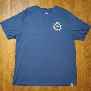 Hurley Men's Navy Tee with Logo